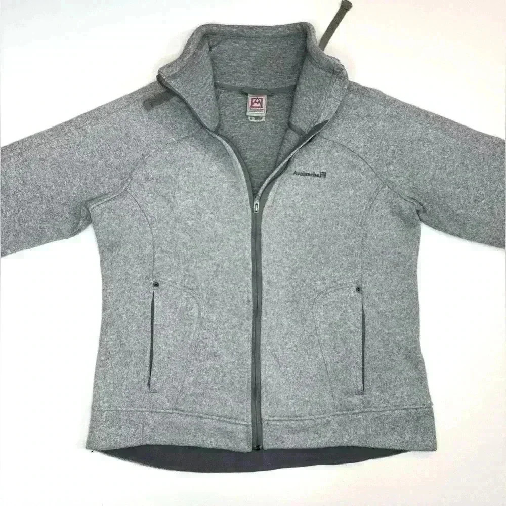 Avalanche Women’s Full Zip Mock Neck Sweater, Thermal Layering Jacket Size- XL - Picture 8 of 14